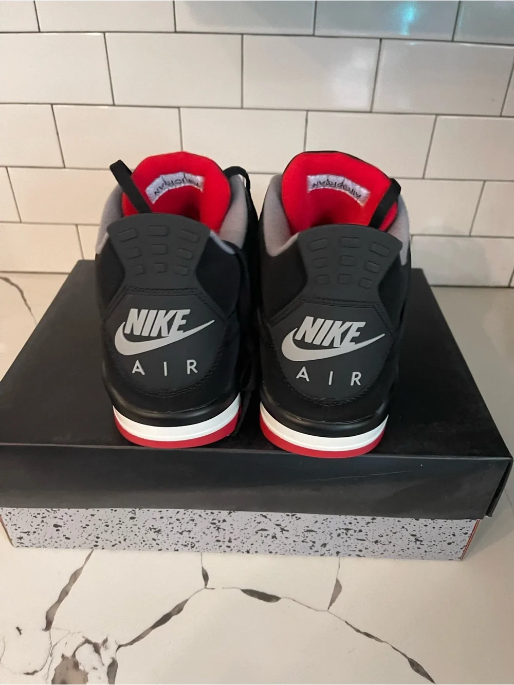 Men’s Retro 4 OG Bred Size 12.